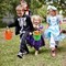 3 Pack Halloween Trick or Treat Buckets (Orange, Pink, Green) - 1"L x 1"W x 1"H